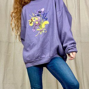 Vintage Lee Floral Crewneck sz 2XL